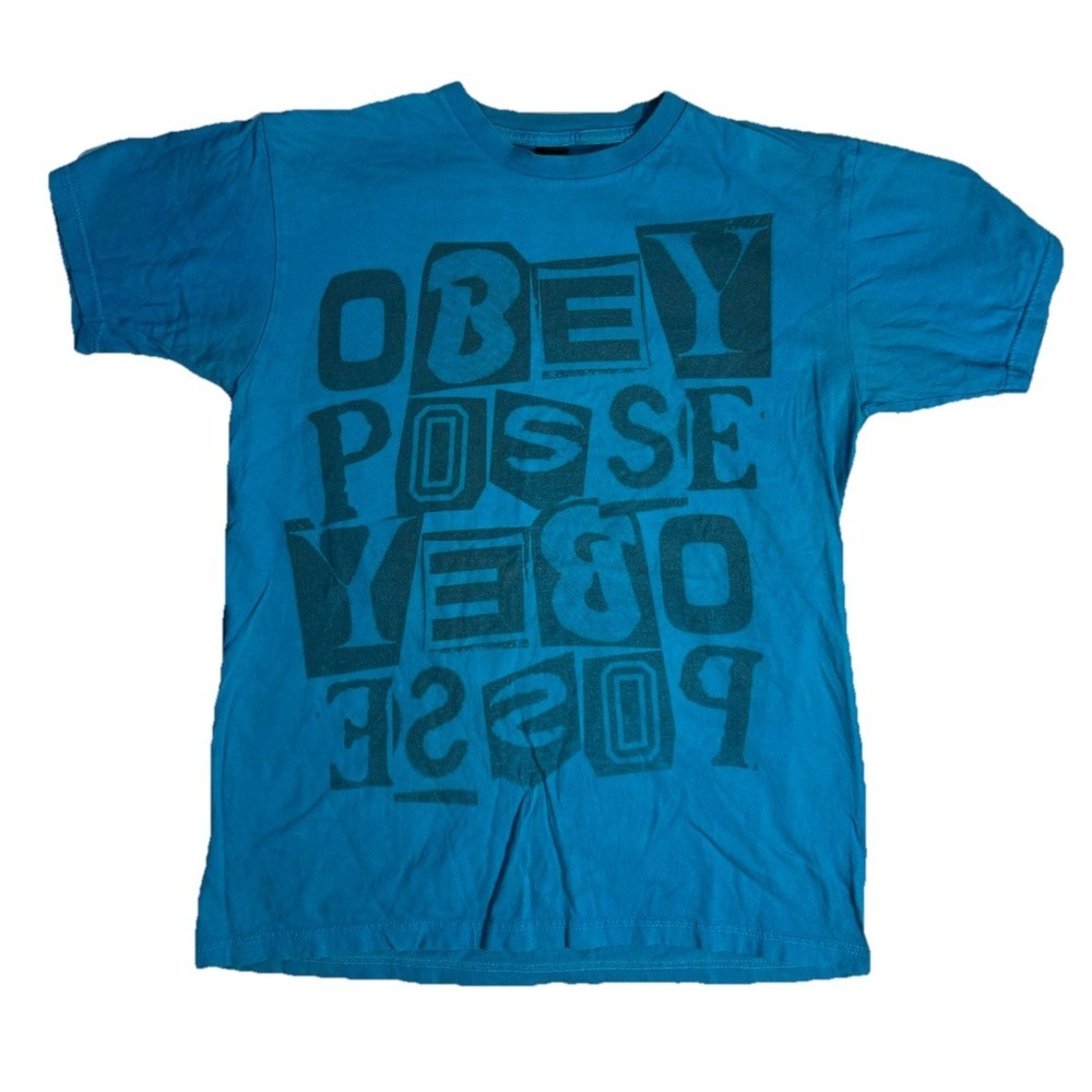 Obey The Official Propaganda Posse T Shirt Tee Mens Size Medium M‎